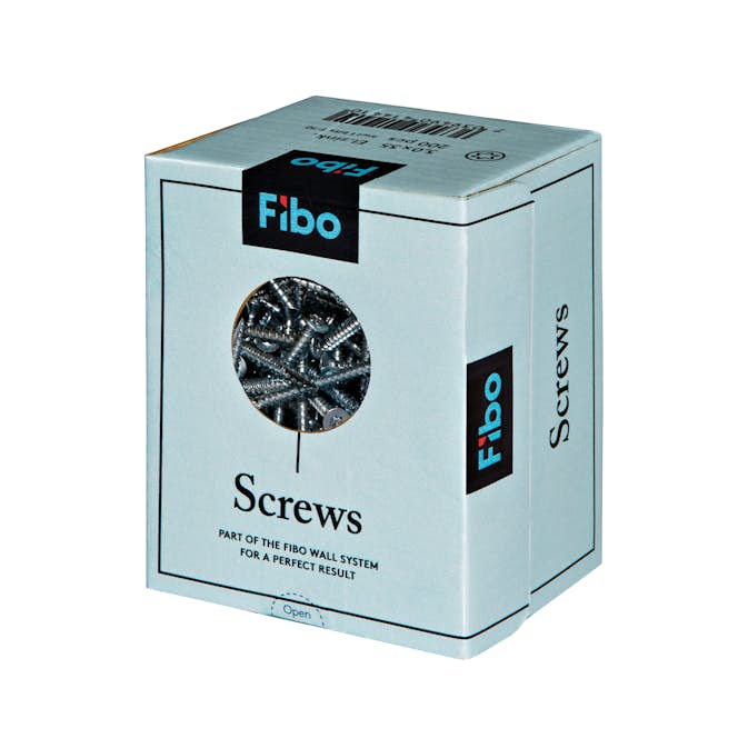Monteringsskruvar Fibo för Plåtregel  200st/frp