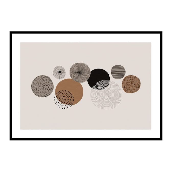 Poster Gallerix Abstract Forms No1