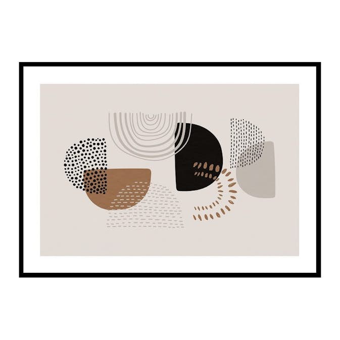 Poster Gallerix Abstract Forms No2