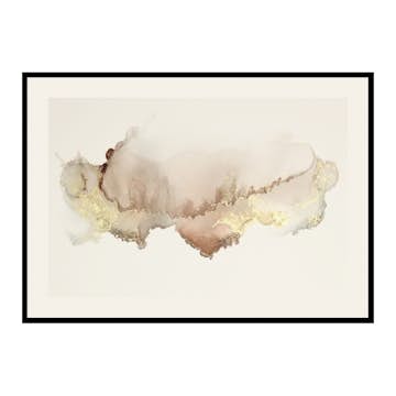 Poster Gallerix Gold Splash Watercolor No2