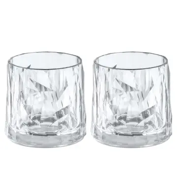 Tumblerglas Koziol Club No. 2 250 ml Crystal Clear 2-pack