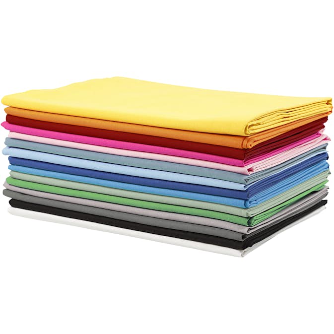 Tyg Creativ Company Mixade Färger 145 cm 140 g 15X2 m/1 Förp