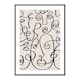 Poster Gallerix Line Art Faces