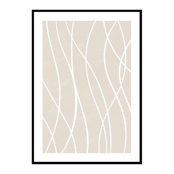 Poster Gallerix White Line Art