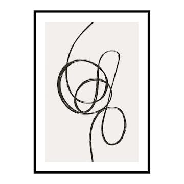 Poster Gallerix Line Art Knot