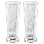 Ölglas Koziol Club No. 11 Ölglas 500 ml Crystal Clear 2-pack