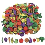 Dekorgummi ABA Skol Frukt Frukt Grönsaker 500 st