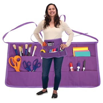 Prylförkläde ABA Skol Med 6 Fickor