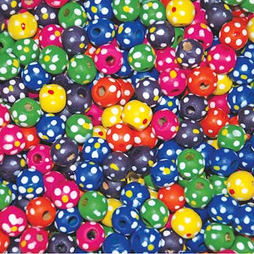 Träpärlor ABA Skol Prickar 770 st