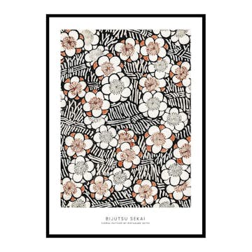 Poster Gallerix Floral Pattern By Watanabe Seitei