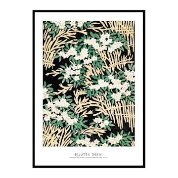 Poster Gallerix Forest Illustration By Watanabe Seitei
