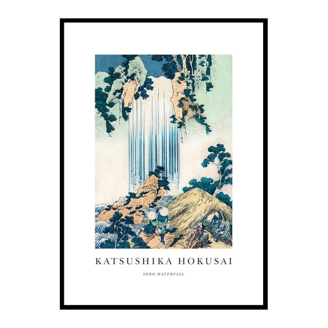 Poster Gallerix Yoro Waterfall By Katsushika Hokusai