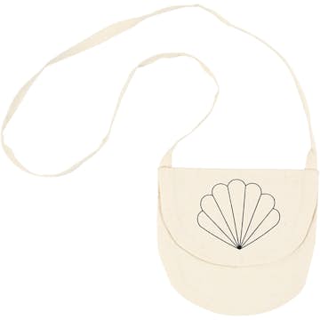 Axelväska Creativ Company med Svart Illustration Stl 15x14 cm 110 g 1 st Ljusnatur