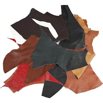 Äkta Läder Creativ Company Mixade Färger 2 kg/1 Förp