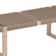 Bänk Vind Ängön Naturfärgad Sittbänk Rep & Trä 140 cm