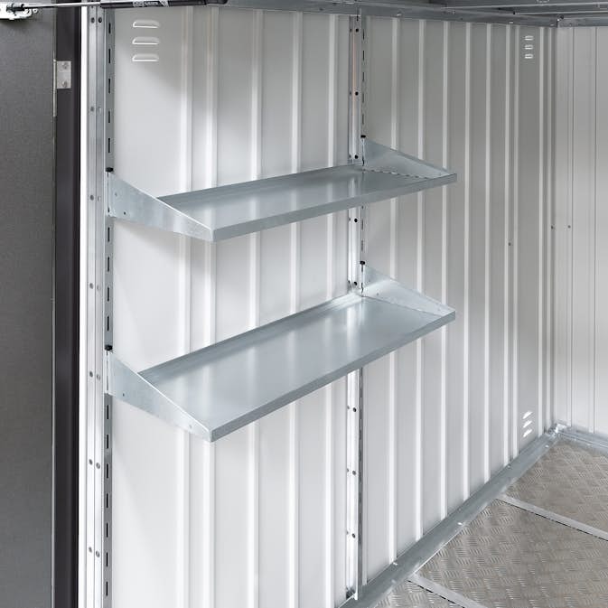 Hyllset Biohort MiniGarage L Stolpar och 2 hyllplan