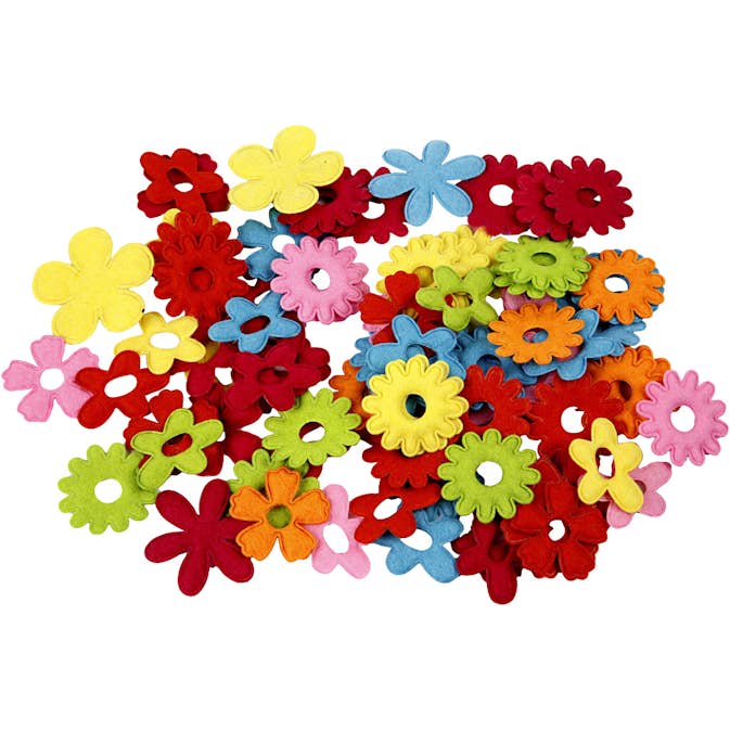 Filtblommor Creativ Company 35x45 mm