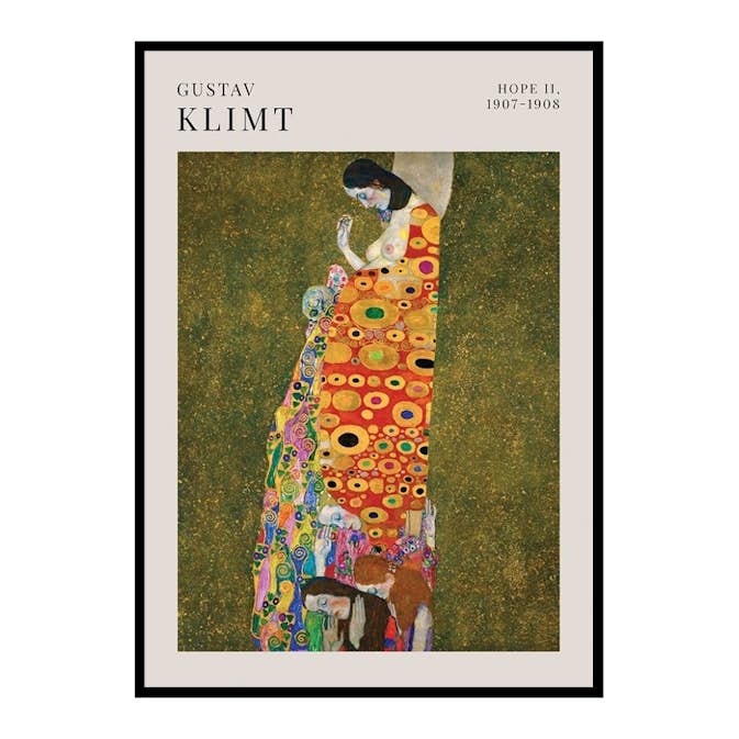 Poster Gallerix Hope II By Gustav Klimt