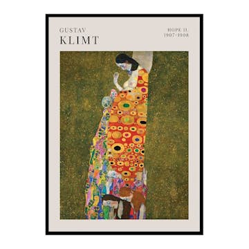Poster Gallerix Hope II By Gustav Klimt