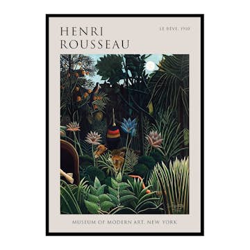 Poster Gallerix Le Reve By Henri Rousseau