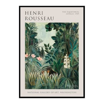 Poster Gallerix The Equatorial Jungle By Henri Rousseau