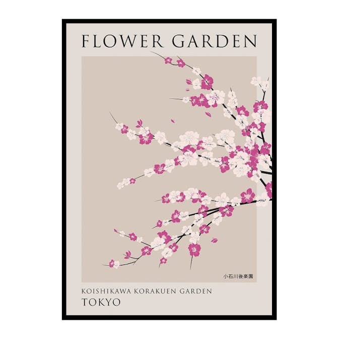 Poster Gallerix Flower Garden Tokyo