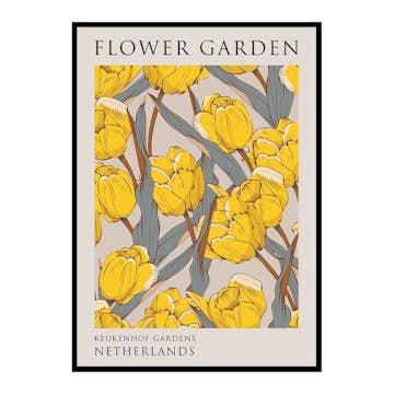 Poster Gallerix Flower Garden Kaukenhof