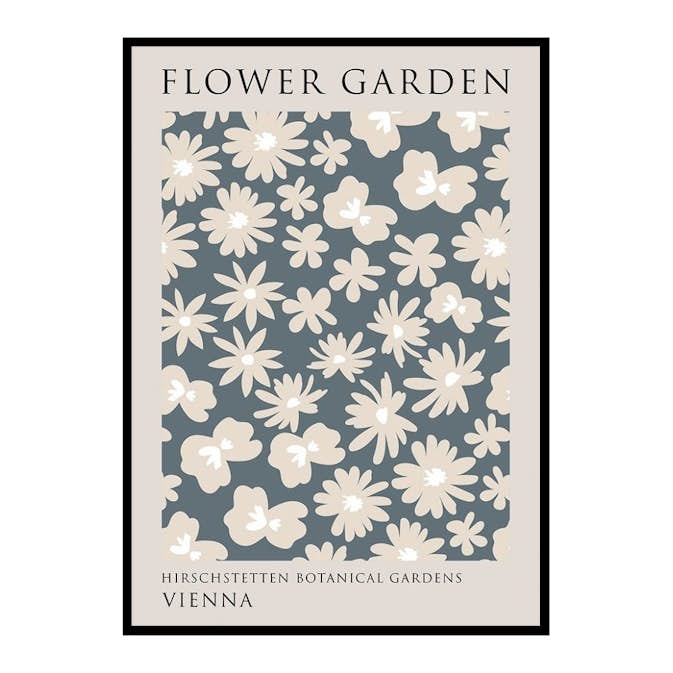 Poster Gallerix Flower Garden Vienna
