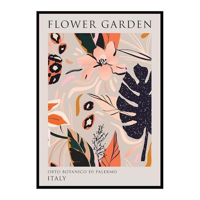 Poster Gallerix Flower Garden Palermo