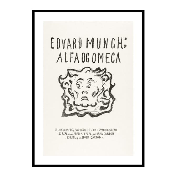 Poster Gallerix Alpha And Omega By Edvard Munch