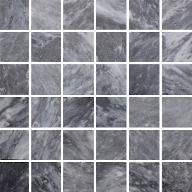 Marmor Arredo Bardiglio Nuvolato Grå Honed 5x5 cm