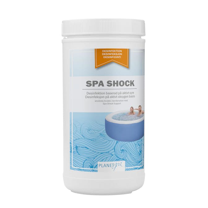 Poolkemi Planet Spa Shock Aktivt Syre Rengöringsmedel till Pool