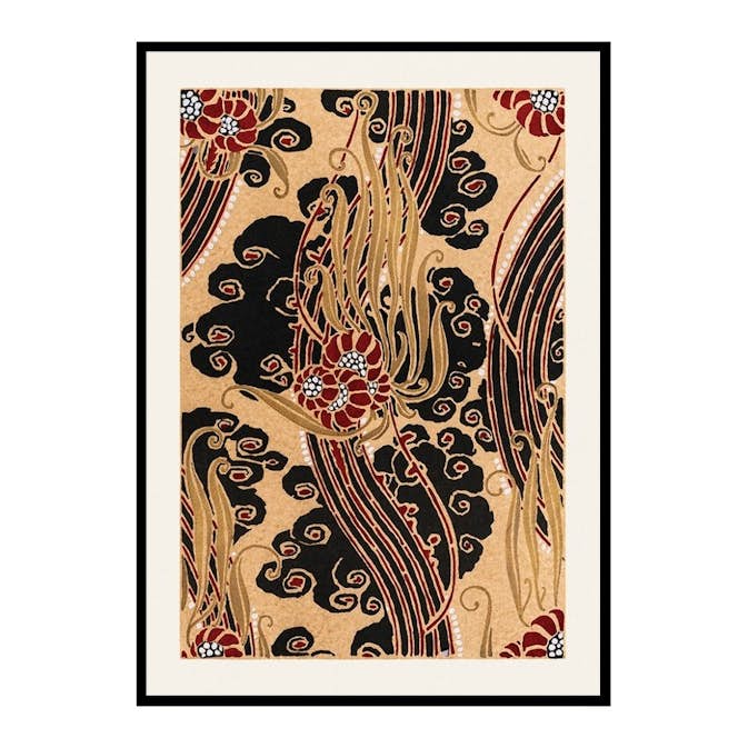 Poster Gallerix Flower Pattern No.1 by E. A. Seguy