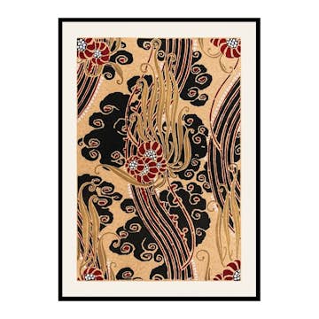 Poster Gallerix Flower Pattern No.1 by E. A. Seguy