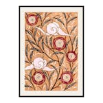 Poster Gallerix Flower Pattern No.3 by E. A. Seguy