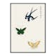 Poster Gallerix Swallow And Butterflies By Taguchi Tomoki