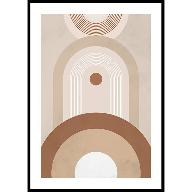 Poster Gallerix Geometric Shapes No2