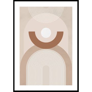 Poster Gallerix Geometric Shapes No3