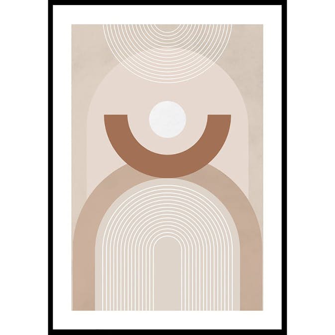 Poster Gallerix Geometric Shapes No3