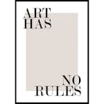 Poster Gallerix Art Has No Rules
