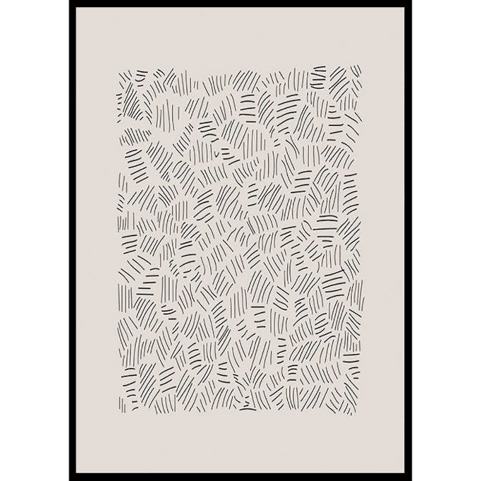 Poster Gallerix Abstract Mess Pattern