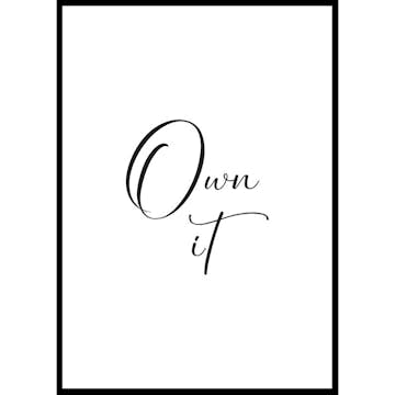 Poster Gallerix Own It