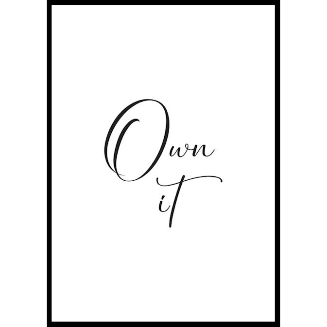 Poster Gallerix Own It