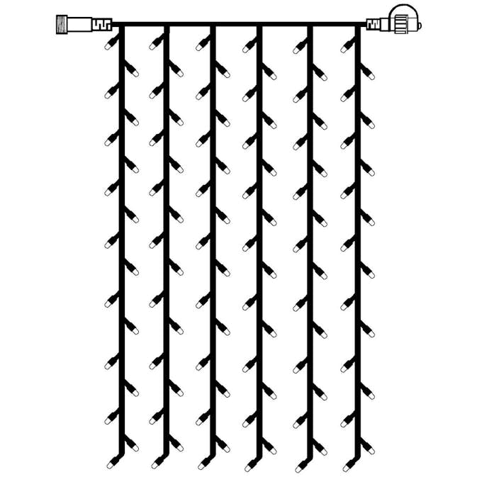 Ljusgardin Star Trading Extra System LED