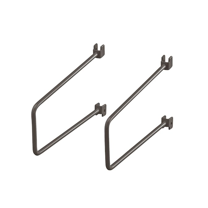 Bokstöd Elfa Sparring för Skena 200 mm 2-pack