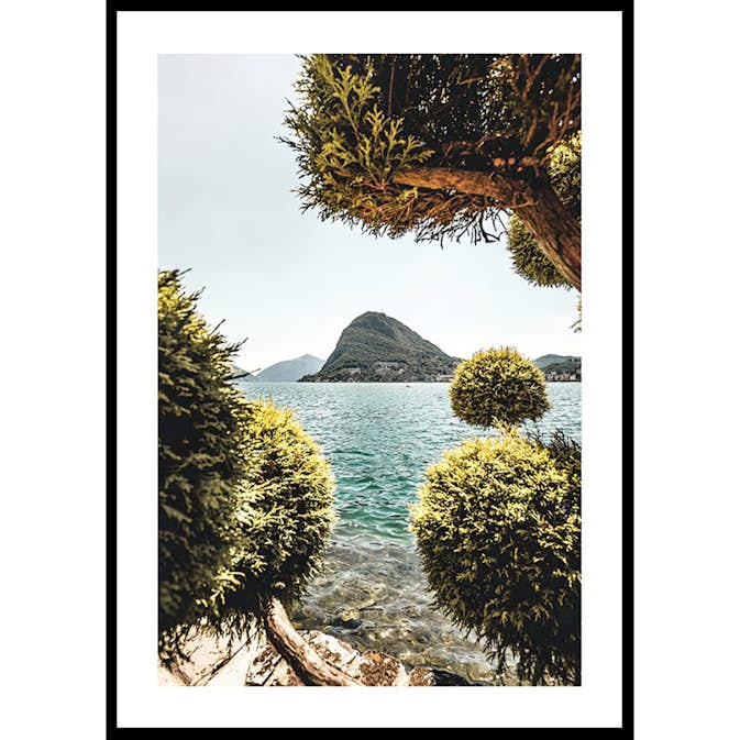 Poster Gallerix Scenic View In Lugano