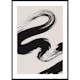 Poster Gallerix Abstract Black River