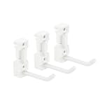 Klädkrok Elfa Classic Krokar för Förvaringsskena 3-pack