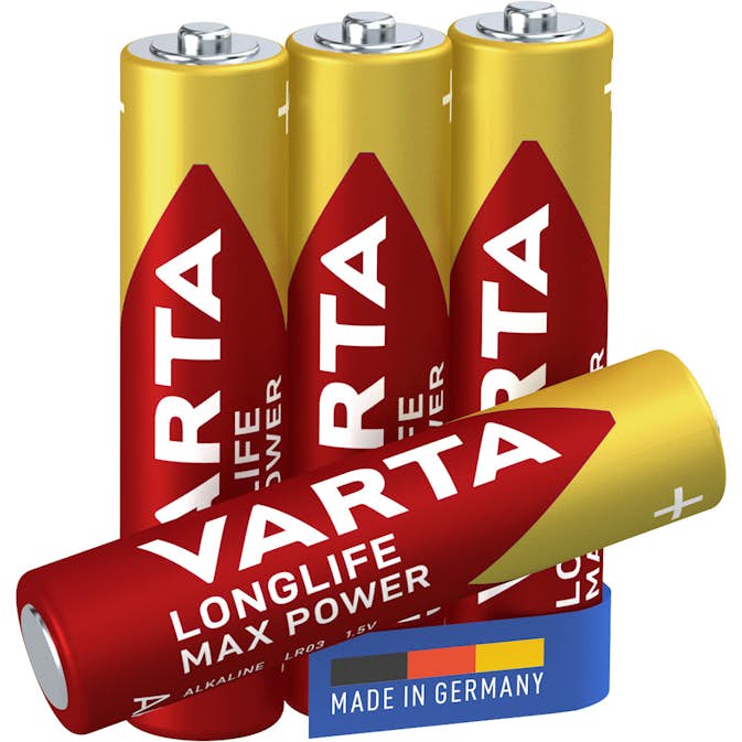 Batteri VARTA Alkaliska Max Power LR03/AAA 4-Pack