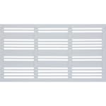 Skärm Jabo Modern 5 90x170 cm Vit